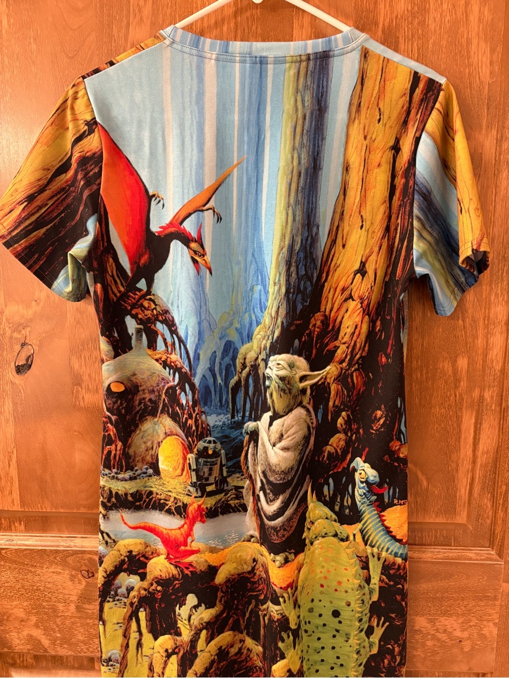 BlackMilk Star Wars Dagobah Evil Tee Dress - Picture 6 of 8